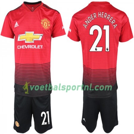 Manchester United Ander Herrera 21 Kind Thuis Tenue 2018-19